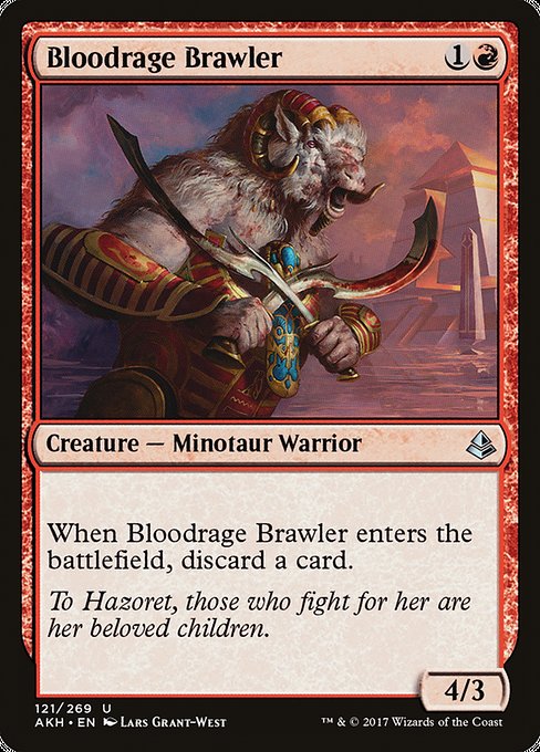 Bloodrage Brawler (121) (Foil) - Amonkhet - Game On