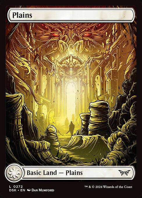 Plains (272) - FULL ART - Duskmourn: House of Horror - Game On