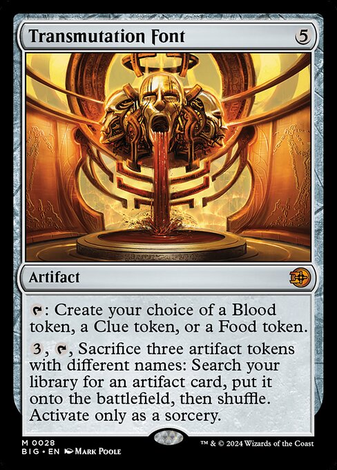 Transmutation Font (28) - The Big Score - Game On