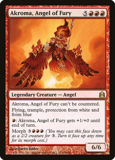 Akroma, Angel of Fury (108) - Commander 2011 - Game On