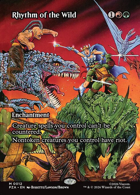 Rhythm of the Wild (12) - BORDERLESS - FULL ART - Teenage Mutant Ninja Turtles Source Material - Game On