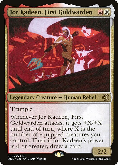 Jor Kadeen, First Goldwarden (203) (Foil) - Phyrexia: All Will Be One - Game On