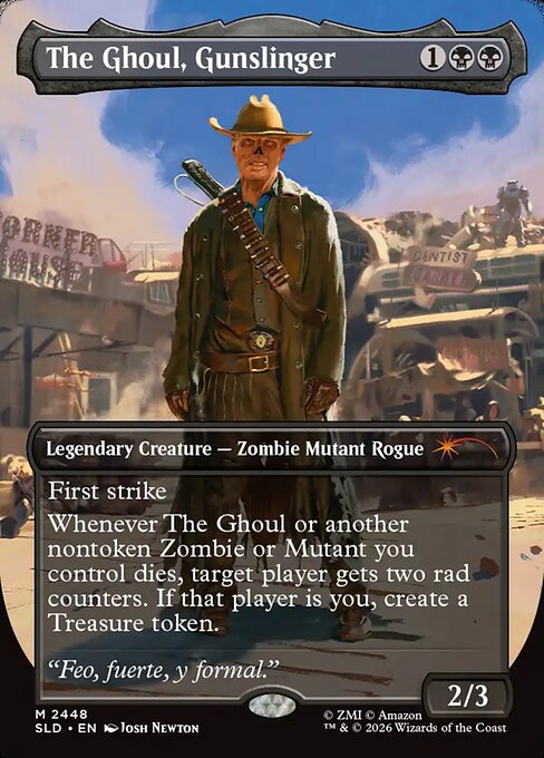 The Ghoul, Gunslinger (2448) - BORDERLESS - FULL ART - Secret Lair Drop - Game On