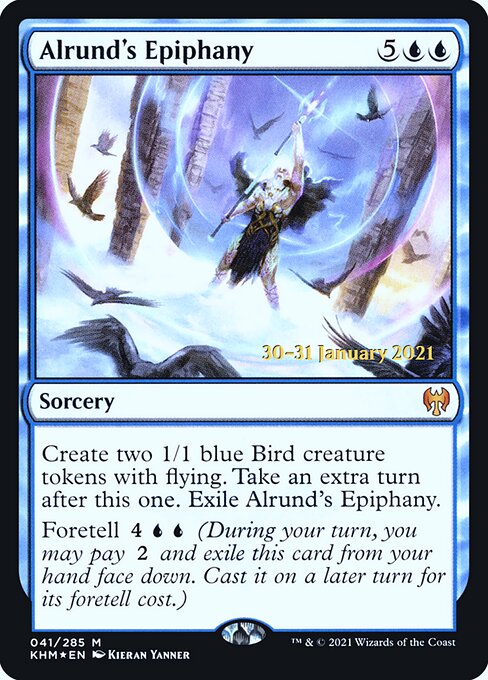 Alrund's Epiphany (41s) (Foil) - Kaldheim Promos - Game On