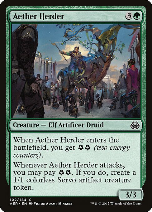 Aether Herder (102) (Foil) - Aether Revolt - Game On