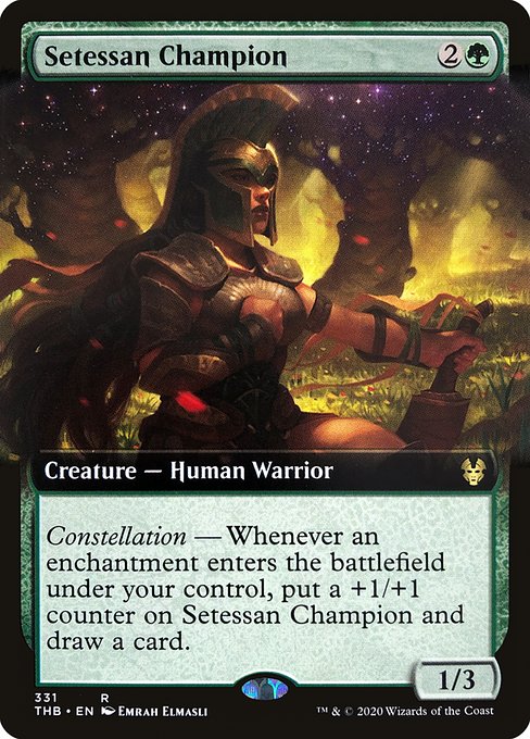 Setessan Champion (331) - EXTENDED ART - Theros Beyond Death - Game On