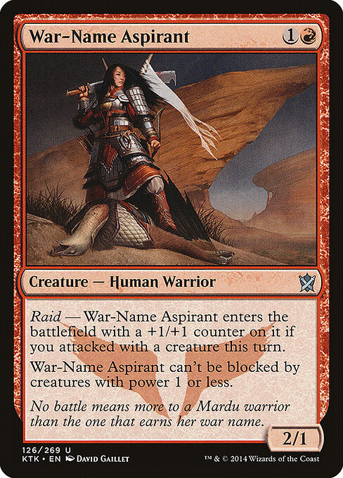 War-Name Aspirant (126) - Khans of Tarkir - Game On