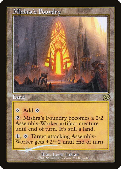 Mishra's Foundry (378) (Foil) - The Brothers' War - Game On