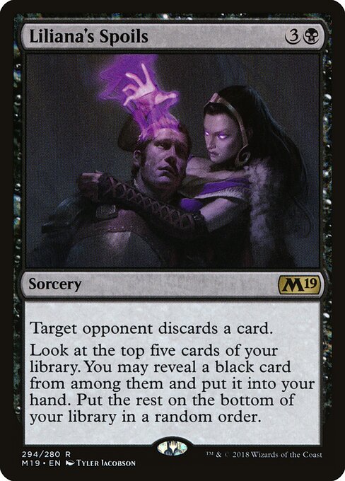 Liliana's Spoils (294) - Core Set 2019 - Game On