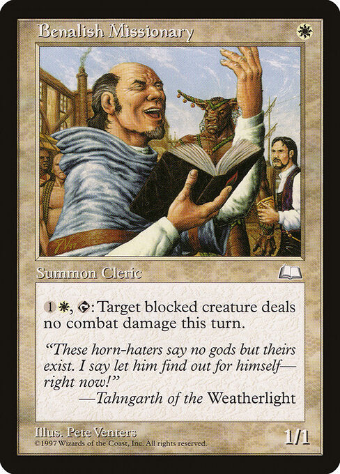 Benalish Missionary (10) - Weatherlight - Game On