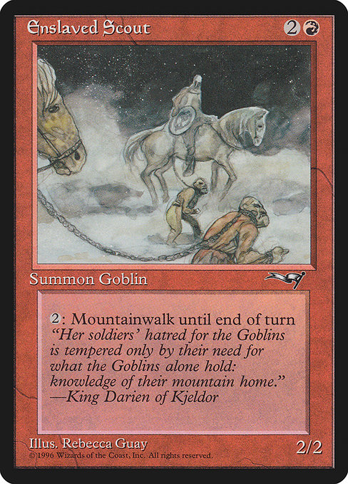 Enslaved Scout (71a) - Alliances - Game On