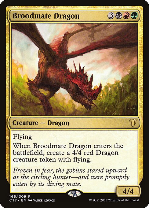 Broodmate Dragon (165) - Commander 2017 - Game On
