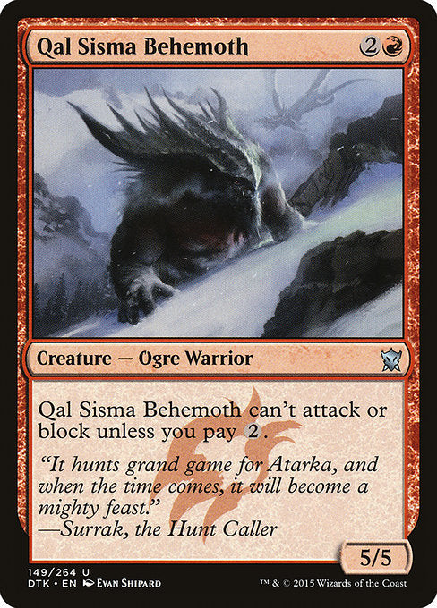 Qal Sisma Behemoth (149) - Dragons of Tarkir - Game On