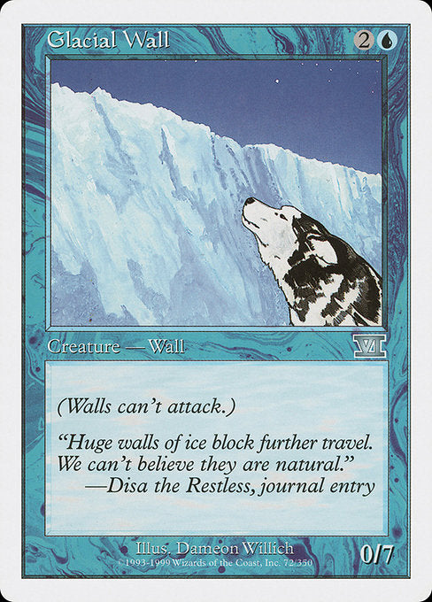 Glacial Wall (72) - Classic Sixth Edition - Game On