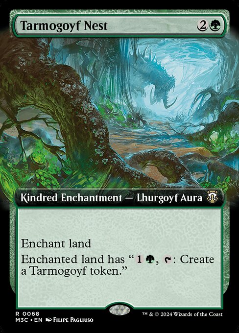 Tarmogoyf Nest (68) - EXTENDED ART - Modern Horizons 3 Commander - Game On