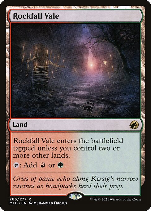 Rockfall Vale (266) - Innistrad: Midnight Hunt - Game On