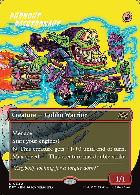 Burnout Bashtronaut (340) - BORDERLESS - Aetherdrift - Game On