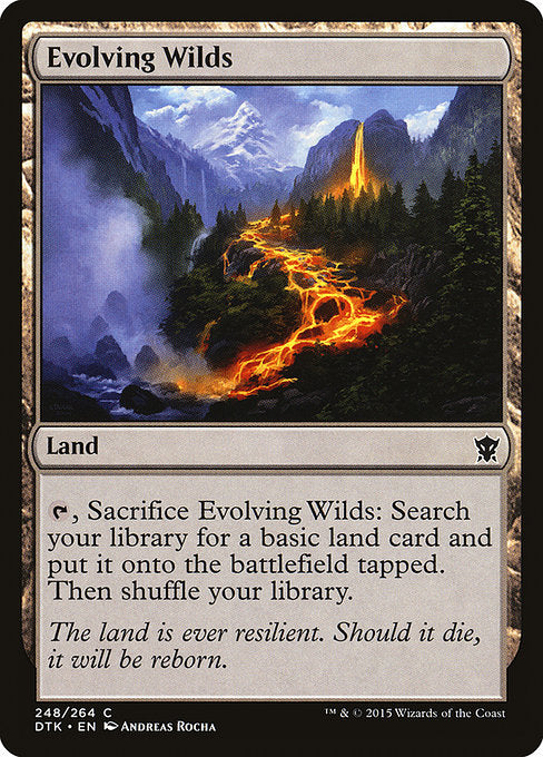 Evolving Wilds (248) (Foil) - Dragons of Tarkir - Game On