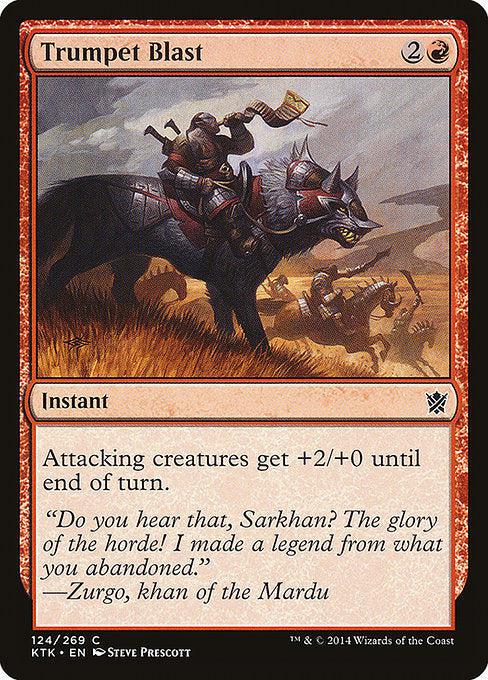 Trumpet Blast (124) (Foil) - Khans of Tarkir - Game On