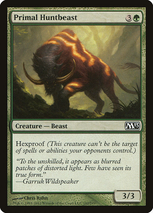 Primal Huntbeast (182) (Foil) - Magic 2013 - Game On