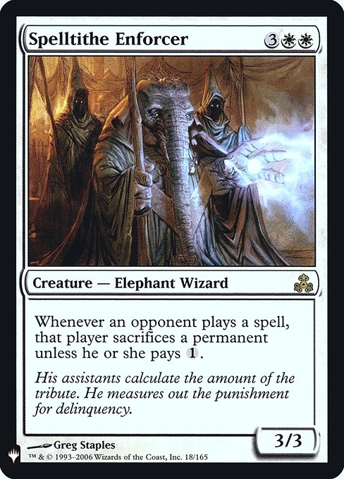 Spelltithe Enforcer (GPT-18) (Foil) - The List - Game On