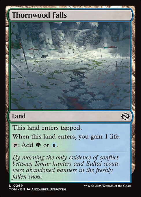 Thornwood Falls (269) (Foil) - Tarkir: Dragonstorm - Game On