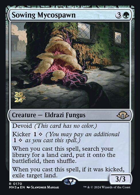 Sowing Mycospawn (170s) (Foil) - Modern Horizons 3 Promos - Game On