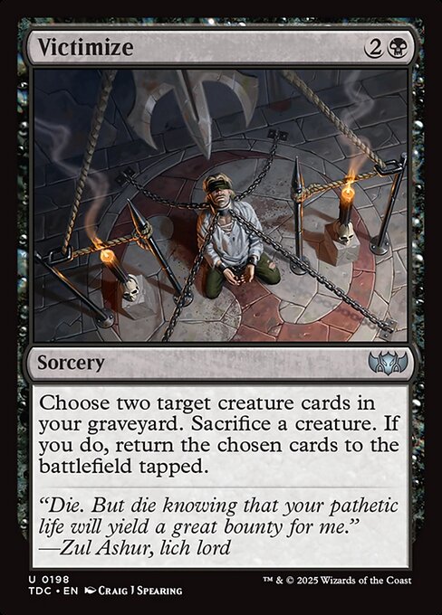 Victimize (198) - Tarkir: Dragonstorm Commander - Game On