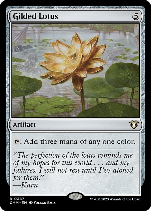 Gilded Lotus (387) (Foil) - Commander Masters - Game On