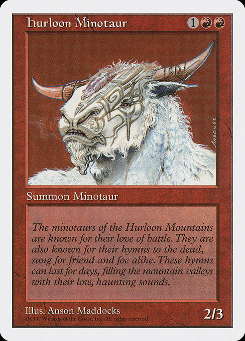 Hurloon Minotaur (240) - Fifth Edition - Game On