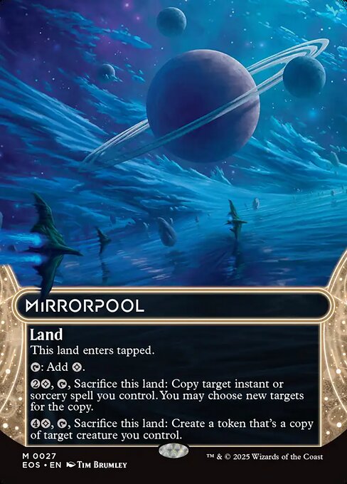 Mirrorpool (27) - BORDERLESS - FULL ART - Edge of Eternities: Stellar Sights - Game On