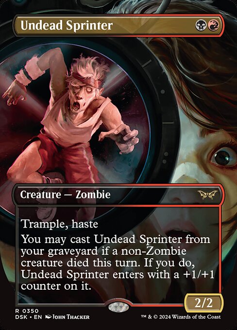 Undead Sprinter (350) - BORDERLESS - Duskmourn: House of Horror - Game On