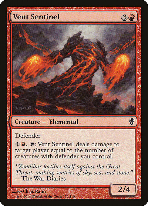 Vent Sentinel (156) (Foil) - Conspiracy - Game On