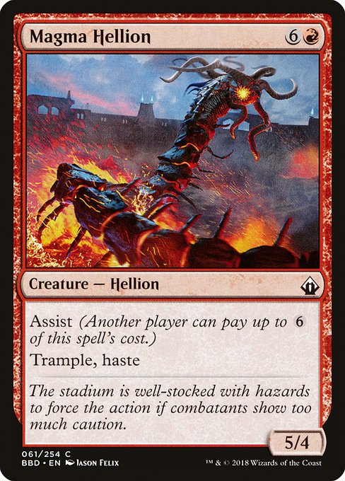 Magma Hellion (61) (Foil) - Battlebond - Game On