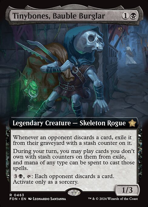 Tinybones, Bauble Burglar (463) - EXTENDED ART - Foundations - Game On