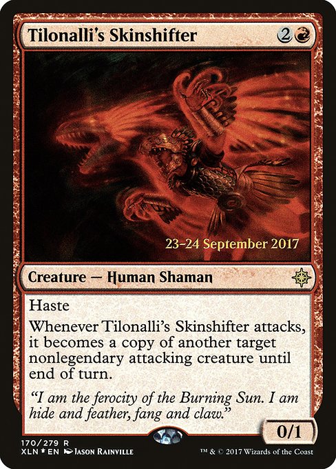 Tilonalli's Skinshifter (170s) (Foil) - Ixalan Promos - Game On