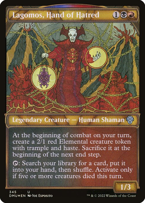 Lagomos, Hand of Hatred (345) - SHOWCASE (Foil) - Dominaria United - Game On