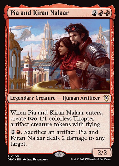 Pia and Kiran Nalaar (105) - Aetherdrift Commander - Game On