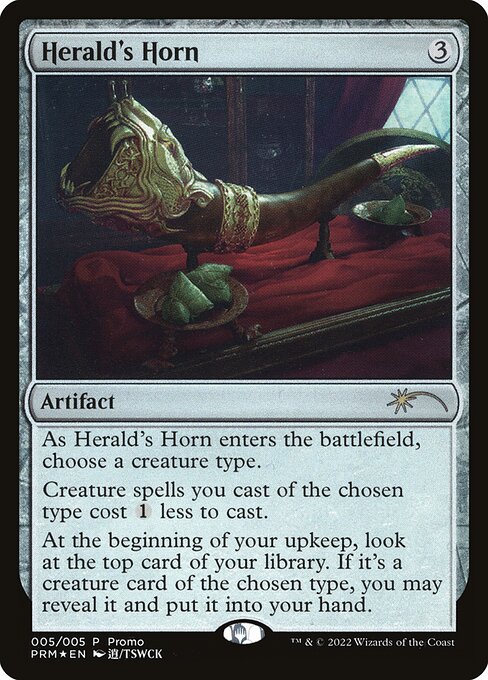 Herald's Horn (5) (Foil) - Year of the Tiger 2022 - Game On