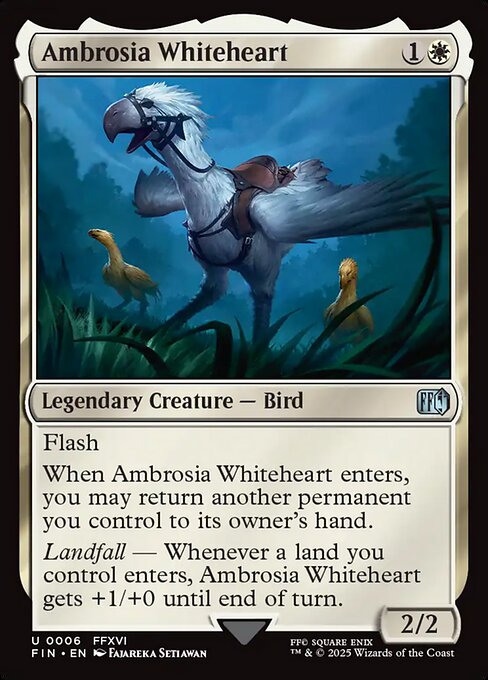 Ambrosia Whiteheart (6) (Foil) - Final Fantasy - Game On