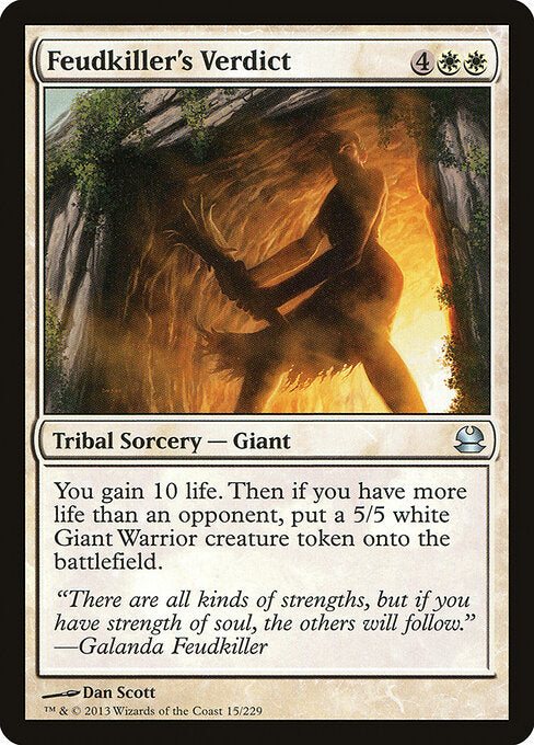 Feudkiller's Verdict (15) (Foil) - Modern Masters - Game On