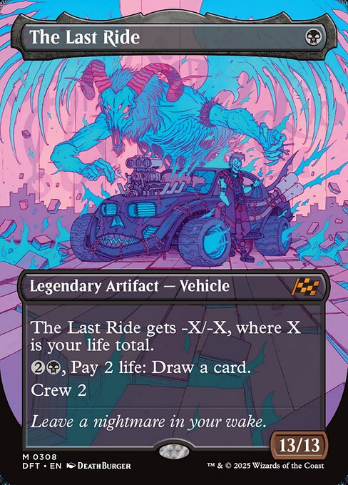The Last Ride (308) - BORDERLESS - FULL ART - Aetherdrift - Game On