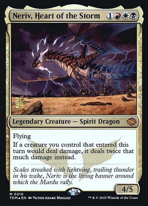 Neriv, Heart of the Storm (210s) (Foil) - Tarkir: Dragonstorm Promos - Game On