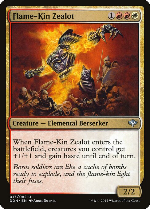 Flame-Kin Zealot (17) - Duel Decks: Speed vs. Cunning - Game On
