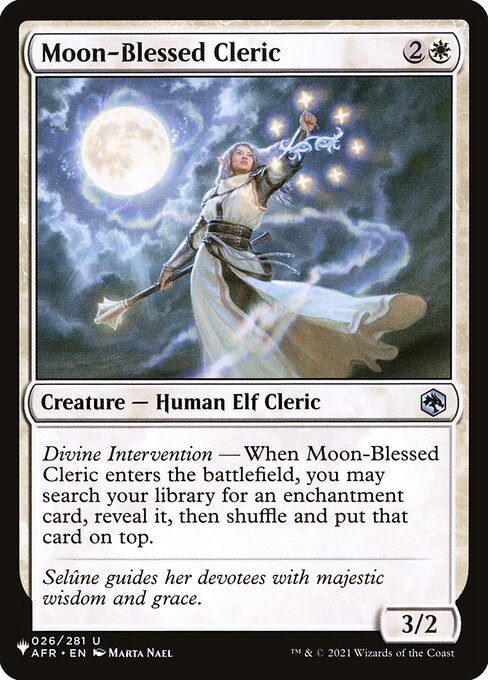 Moon-Blessed Cleric (AFR-26) - The List - Game On