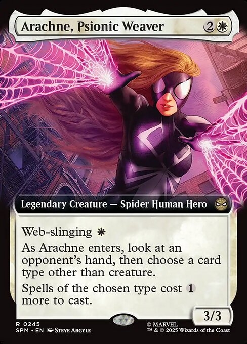 Arachne, Psionic Weaver (245) - EXTENDED ART - Marvel's Spider-Man - Game On