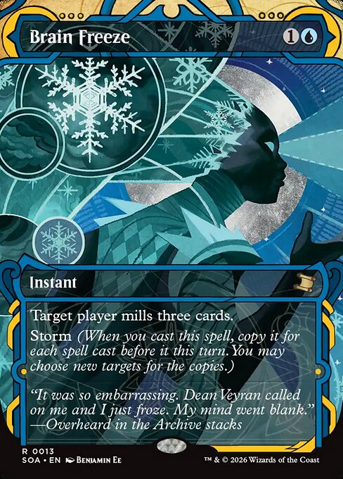 Brain Freeze (13) - BORDERLESS - Secrets of Strixhaven Mystical Archive - Game On