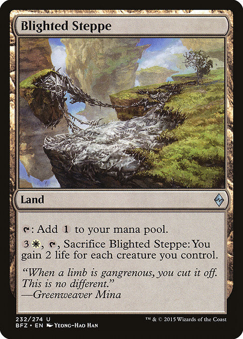 Blighted Steppe (232) - Battle for Zendikar - Game On