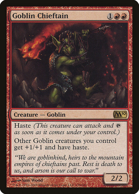 Goblin Chieftain (139) - Magic 2010 - Game On