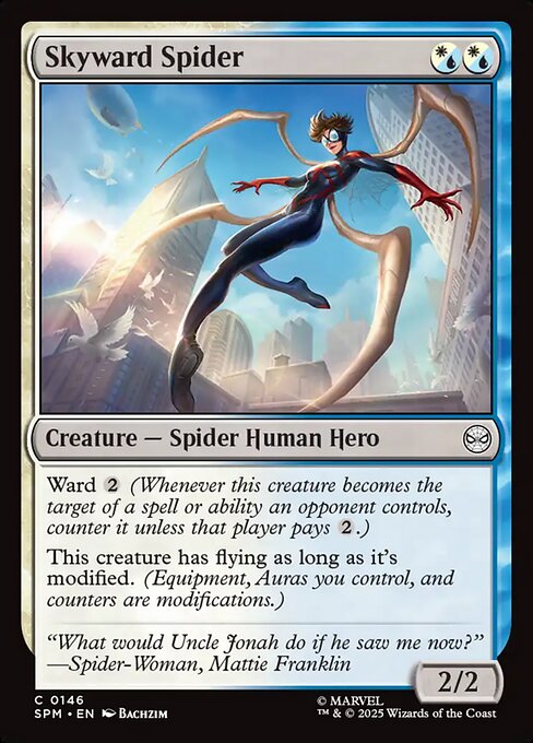 Skyward Spider (146) (Foil) - Marvel's Spider-Man - Game On
